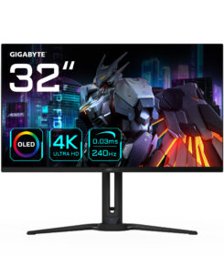 GIGABYTE AORUS FO32U2 computer monitor 80 cm (31.5") 3840 x 2160 Pixels 4K Ultra HD OLED Zwart
