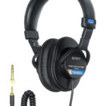 Sony MDR7506 hoofdtelefoon/headset Hoofdtelefoons Bedraad Hoofdband Podium/studio Zwart