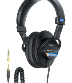 Sony MDR7506 hoofdtelefoon/headset Hoofdtelefoons Bedraad Hoofdband Podium/studio Zwart
