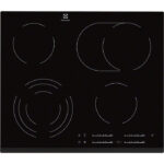 Electrolux EHF6547FXK kookplaat Zwart Ingebouwd 4 zone(s)