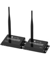 Techly IDATA HDMI-WL55 audio/video extender AV-zender & ontvanger Zwart