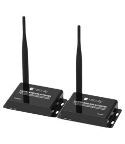Techly IDATA HDMI-WL55 audio/video extender AV-zender & ontvanger Zwart