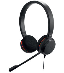 Jabra Evolve 20 Headset Bedraad Hoofdband Kantoor/callcenter USB Type-A Zwart