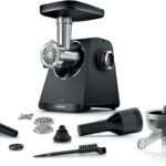 Bosch MFWS430B vleesmolen 1900 W Zwart, Zilver