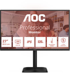 AOC E4 Q27E4U computer monitor 68,6 cm (27") 2560 x 1440 Pixels Quad HD LED Zwart