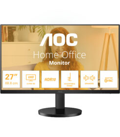 AOC U27B3AF computer monitor 68,6 cm (27") 3840 x 2160 Pixels 4K Ultra HD LED Zwart