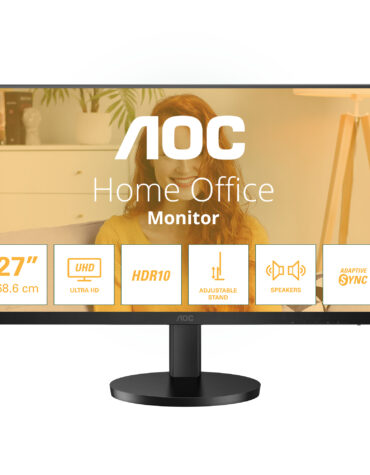 AOC U27B3AF computer monitor 68,6 cm (27") 3840 x 2160 Pixels 4K Ultra HD LED Zwart