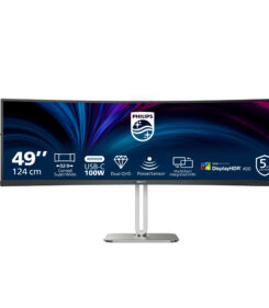 Philips 5000 series 49B2U5900C/00 computer monitor 124 cm (48.8") 5120 x 1440 Pixels Dual QHD LCD Zwart