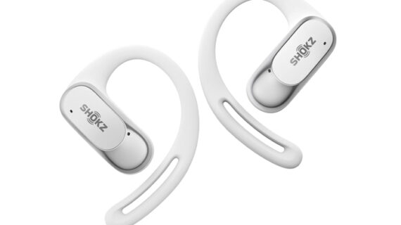 SHOKZ OpenFit Air, weiss Headset Draadloos oorhaak Gesprekken/Muziek/Sport/Elke dag Bluetooth Wit