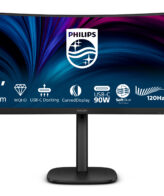 Philips 3000 series 34B2U3600C/00 computer monitor 86,4 cm (34") 3440 x 1440 Pixels Wide Quad HD LCD Zwart