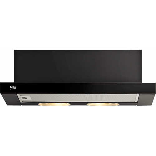 Beko CTB6250B afzuigkap Semi-inbouw (uittrekbaar) Zwart 420 m³/uur