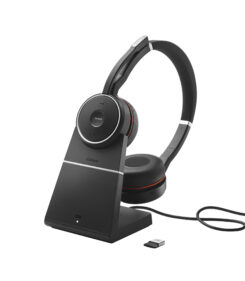 Jabra Evolve 75 SE Headset Bedraad en draadloos Hoofdband Oproepen/muziek Bluetooth Oplaadhouder Zwart