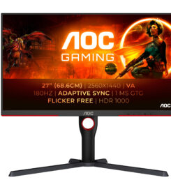 AOC G3 Q27G3XMN/BK computer monitor 68,6 cm (27") 2560 x 1440 Pixels 2K Ultra HD LED Zwart, Rood