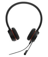 Jabra Evolve 20 Headset Bedraad Hoofdband Kantoor/callcenter USB Type-A Zwart