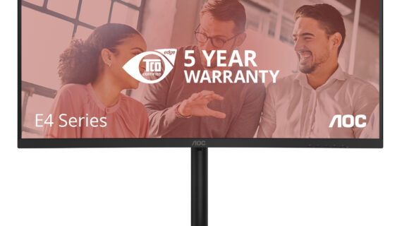 AOC E4 CU34E4CW computer monitor 86,4 cm (34") 3440 x 1440 Pixels UltraWide Quad HD LED Zwart