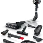 Bosch BCS711PET Steelstofzuiger Batterij/Accu Droog Zakloos 0,3 l Zwart, Rood 3 Ah