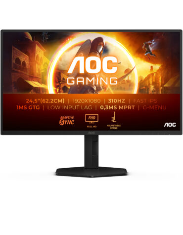 AOC G4 25G4SXU computer monitor 62,2 cm (24.5") 1920 x 1080 Pixels Full HD LED Zwart, Grijs