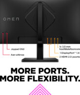 OMEN by HP 23,8 inch FHD 165 Hz gaming monitor - OMEN 24