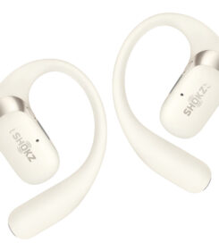 SHOKZ OpenFit 2 Headset Draadloos oorhaak, Open-ear Gesprekken/Muziek/Sport/Elke dag Beige