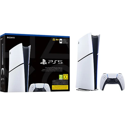 Sony PlayStation 5 Digital Edition 825 GB Wifi Zwart, Wit