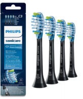 Philips C3 Premium Plaque Defence HX9044/33 4x Zwarte sonische opzetborstels
