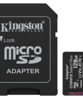 Kingston Technology 128GB microSDXC Canvas Select Plus Gen3 150MB/s A1 kaart + adapter