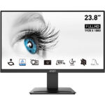MSI Pro MP2412 computer monitor 60,5 cm (23.8") 1920 x 1080 Pixels Full HD LCD Zwart