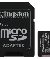 Kingston Technology Canvas Select 512GB micSDXC Plus 100R A1 C10 kaart + ADP
