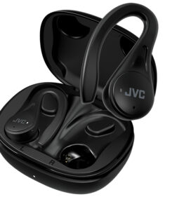 JVC HA-EC25T Headset True Wireless Stereo (TWS) oorhaak, In-ear Oproepen/muziek Bluetooth Zwart