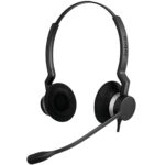 Jabra 2309-825-109 hoofdtelefoon/headset Bedraad Hoofdband Kantoor/callcenter Bluetooth Zwart