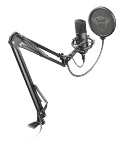Trust GXT 252 Emita Plus - Studio Microfoon met Arm - Gaming - USB - Zwart