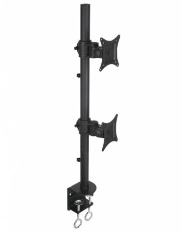 Techly ICA-LCD-350-D flat panel bureau steun 68,6 cm (27") Zwart