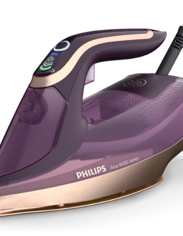 Philips DST8040/30 strijkijzer Stoomstrijkijzer SteamGlide Elite-zoolplaat 3000 W Paars