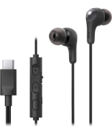 JVC HA-FR9UC Headset Bedraad In-ear Oproepen/muziek USB Type-C Zwart