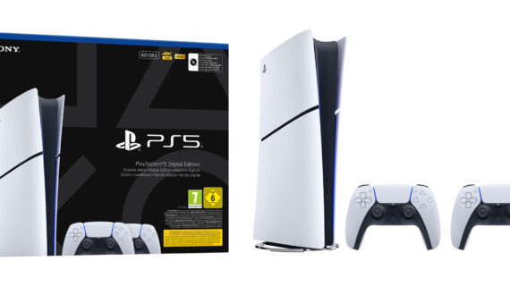 Sony Playstation 5 Slim Digital 825 GB Wifi Zwart, Wit