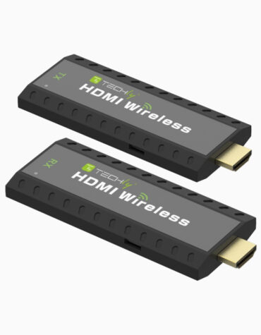 Techly IDATA HDMI-WL53 audio/video extender AV-zender & ontvanger Zwart