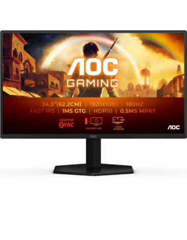 AOC G4 25G42E computer monitor 62,2 cm (24.5") 1920 x 1080 Pixels Full HD LED Zwart, Rood