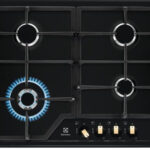 Electrolux EGS6436RK Zwart Ingebouwd Gaskookplaat 4 zone(s)