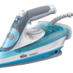 Braun TexStyle 5 SI 5006 BL Droog- & stoomstrijkijzer Keramische zoolplaat 2600 W Blauw, Grijs, Wit