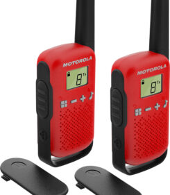 Motorola TALKABOUT T42 twee-weg radio 16 kanalen Zwart, Rood