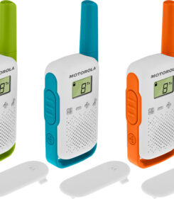 Motorola T42 twee-weg radio 16 kanalen Blauw, Groen, Oranje, Wit