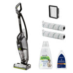 Bissell CrossWave Hydrosteam Pet Pro Verticale stofzuiger AC Droog en nat Zakloos 0 l 1100 W Zwart, Zilver