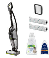 Bissell CrossWave Hydrosteam Pet Pro Verticale stofzuiger AC Droog en nat Zakloos 0 l 1100 W Zwart, Zilver