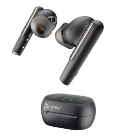 HP Poly Voyager Free 60+ UC Carbon Black Earbuds + BT700 USB-C-adapter + oplaadcase met touchscreen