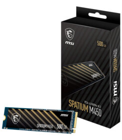 MSI Spatium M450 PCIe 4.0 NVMe M.2 500GB V1 PCI Express 4.0 3D NAND