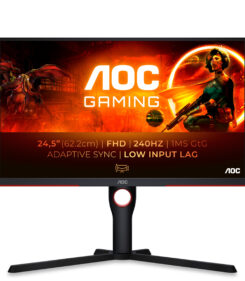 AOC G3 25G3ZM/BK computer monitor 62,2 cm (24.5") 1920 x 1080 Pixels Full HD Zwart, Rood