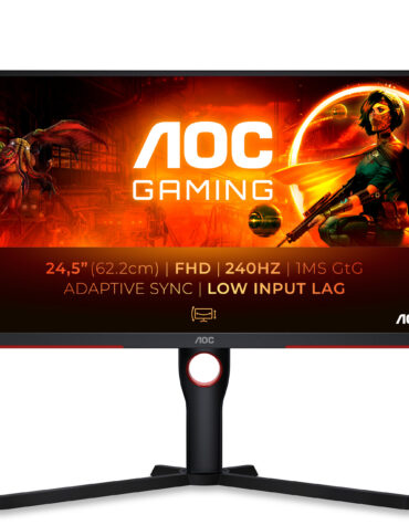 AOC G3 25G3ZM/BK computer monitor 62,2 cm (24.5") 1920 x 1080 Pixels Full HD Zwart, Rood