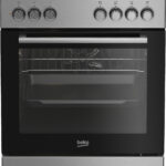 Beko FBE62130GXDN fornuis Vrijstaand fornuis Electrisch Gaskookplaat Zwart