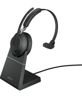 Jabra Evolve2 65 Headset Draadloos Hoofdband Kantoor/callcenter USB Type-A Bluetooth Oplaadhouder
