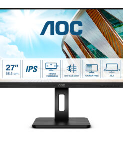 AOC P2 27P2Q computer monitor 68,6 cm (27") 1920 x 1080 Pixels Full HD LED Zwart